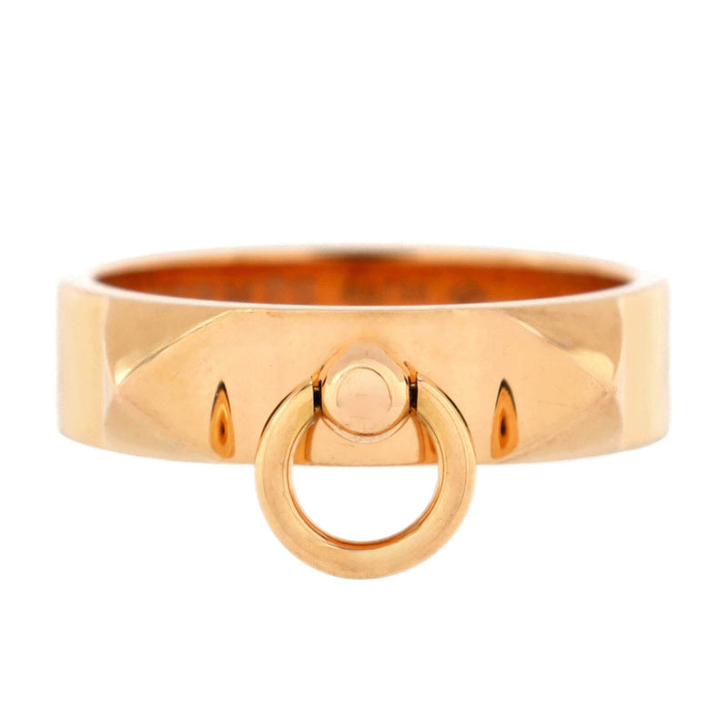 Hermes Collier De Chien Ring 18K Rose