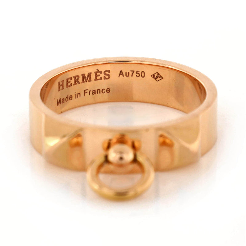 Hermes Collier De Chien Ring 18K Rose