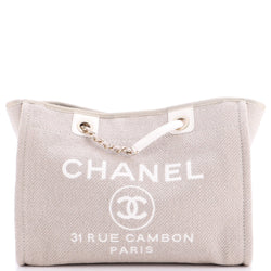 Chanel Deauville Tote Mixed Fibers Small