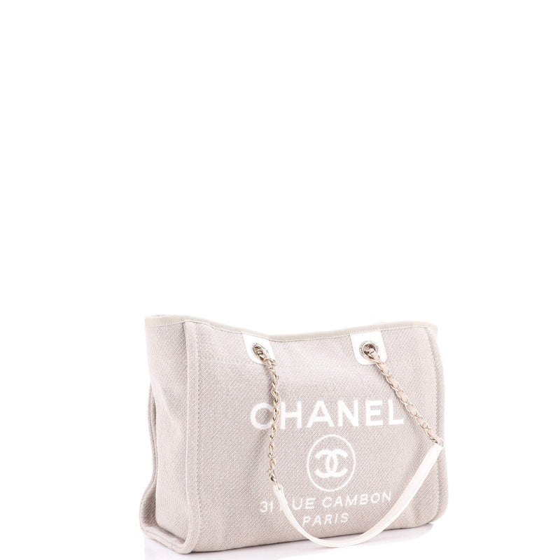 Chanel Deauville Tote Mixed Fibers Small
