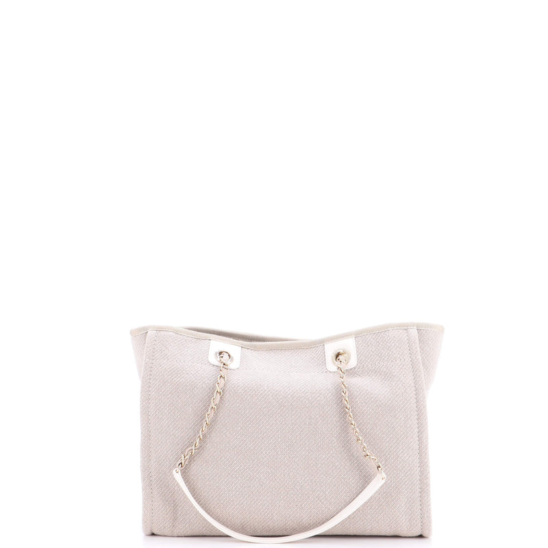 Chanel Deauville Tote Mixed Fibers Small