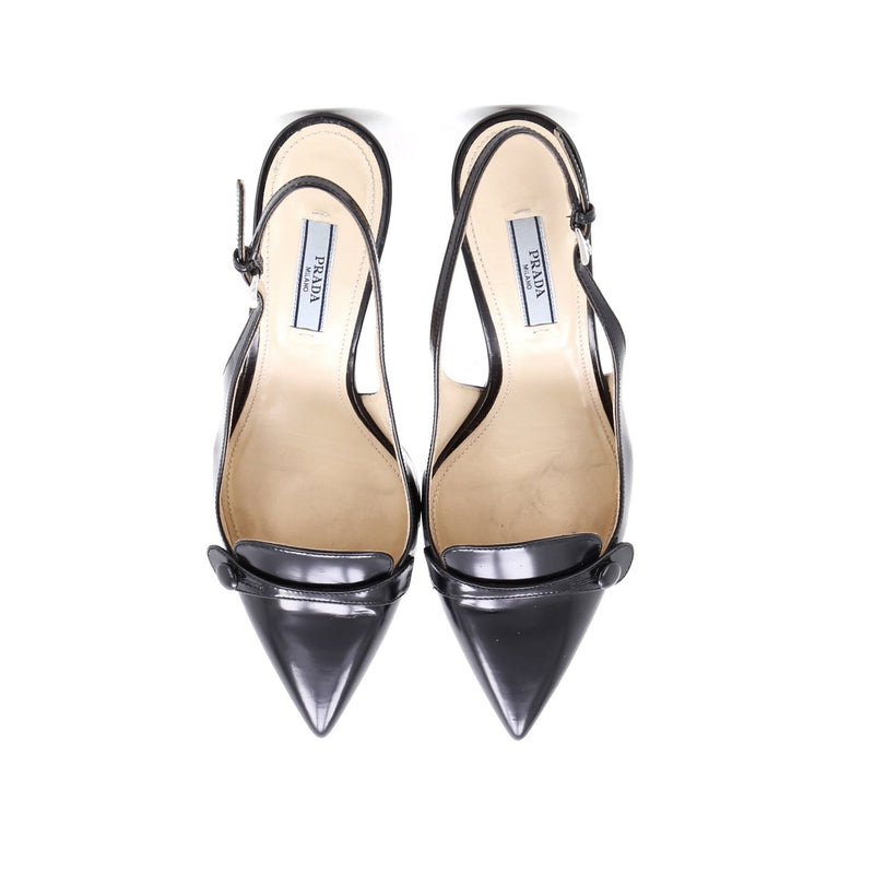 Prada Women's Pointed Toe Slingback
