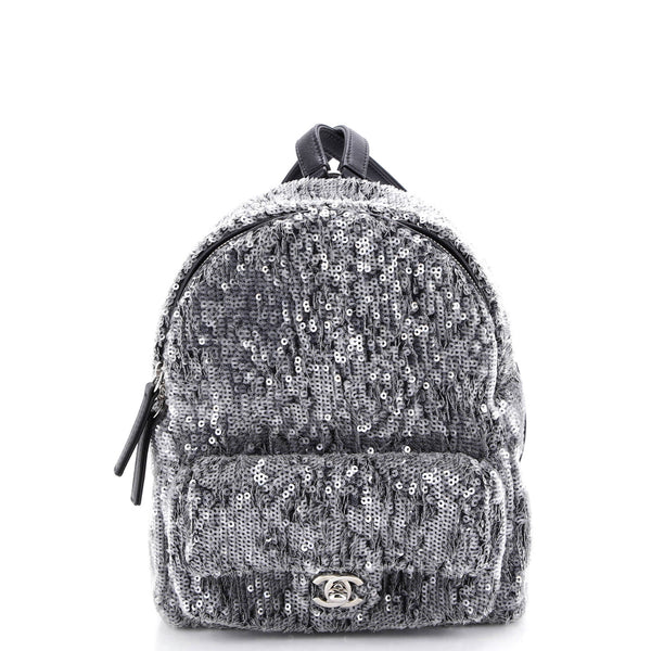 Chanel Waterfall Backpack Sequins With