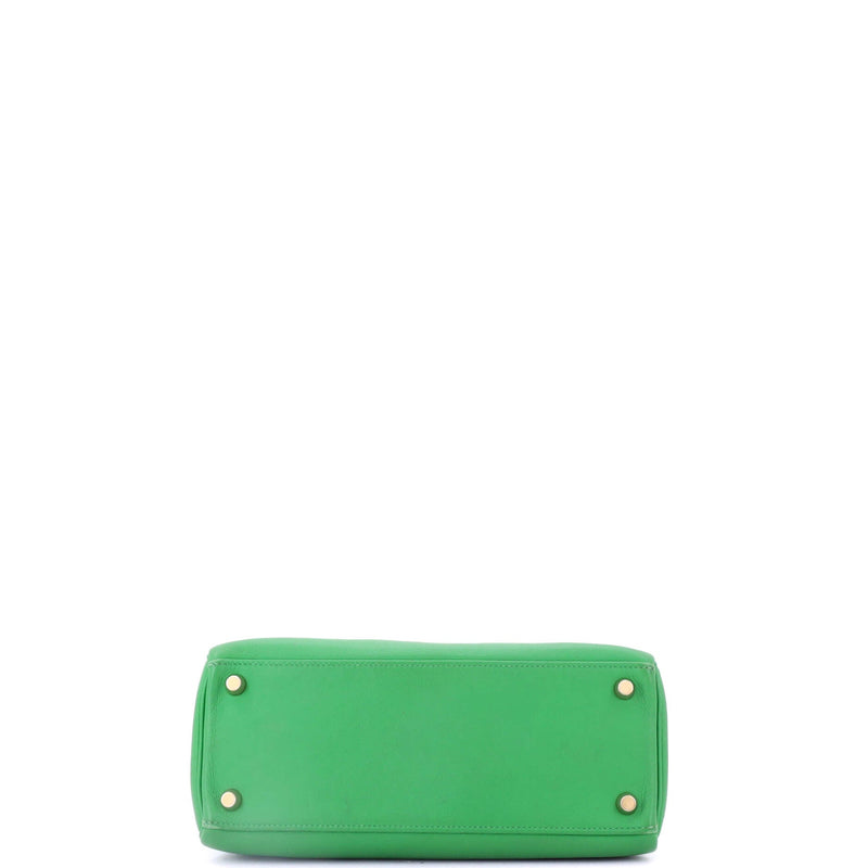Hermes Kelly Handbag Bamboo Swift With