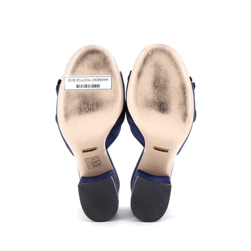 Gucci Women's Gg Marmont Fringed Heeled