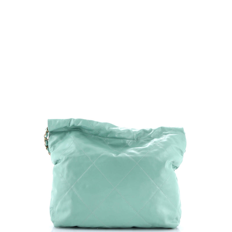 Chanel 22 Chain Hobo Quilted Calfskin