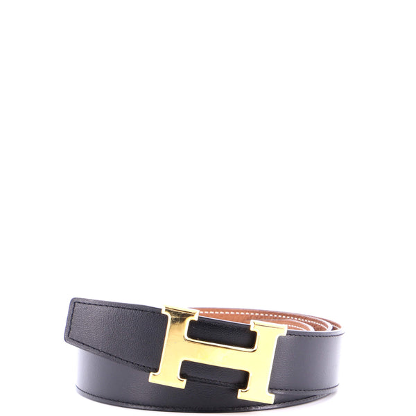 Hermes Constance Reversible Belt Leather