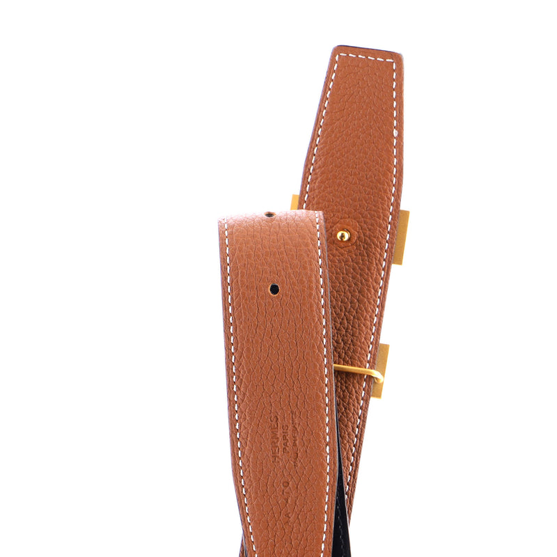 Hermes Constance Reversible Belt Leather