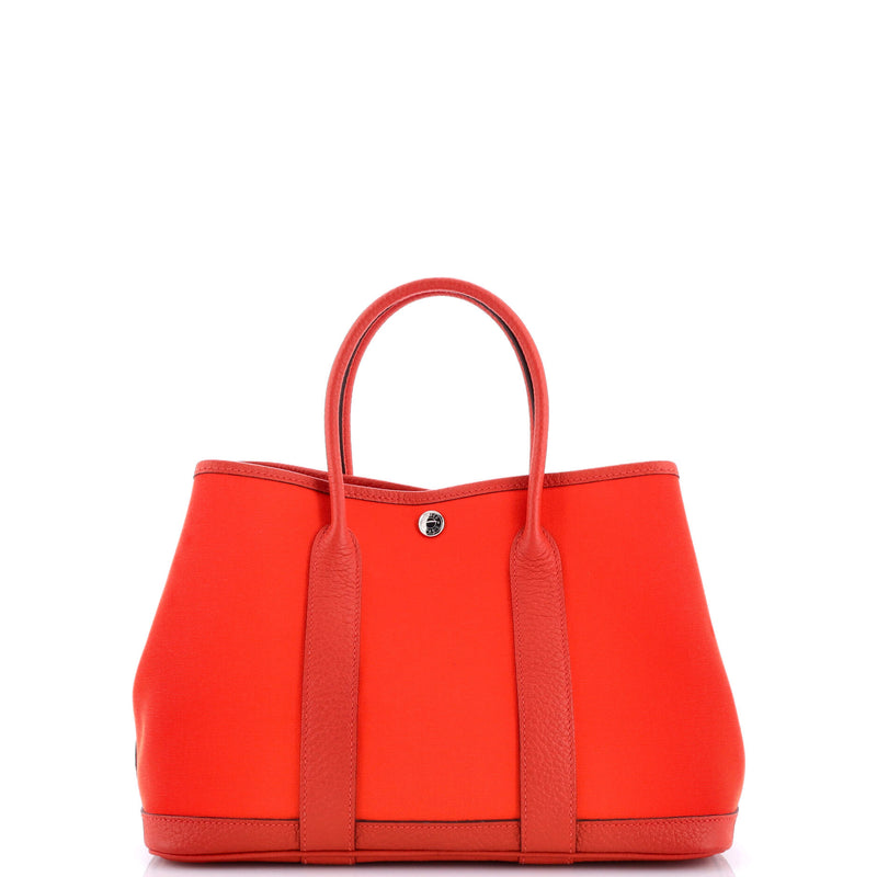 Hermes Garden Party Tote Toile And