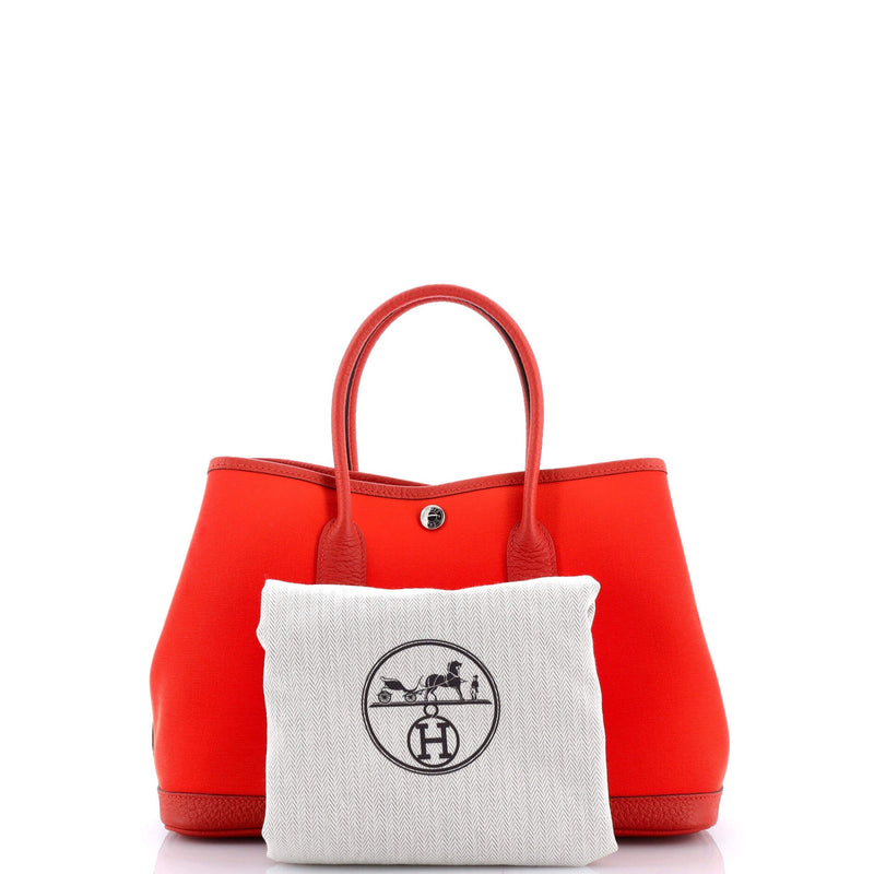 Hermes Garden Party Tote Toile And
