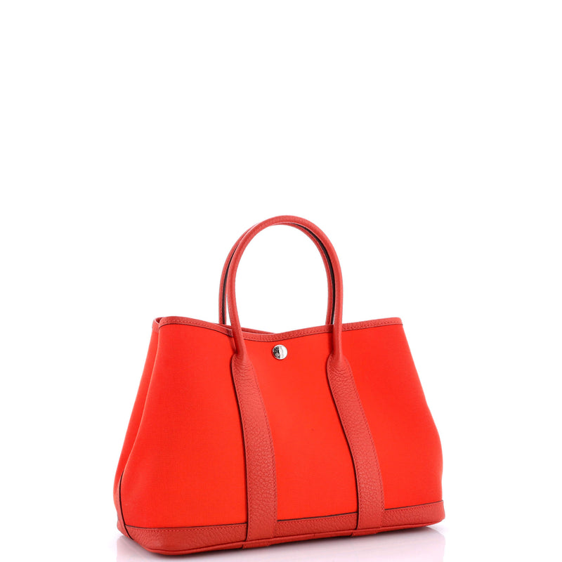 Hermes Garden Party Tote Toile And