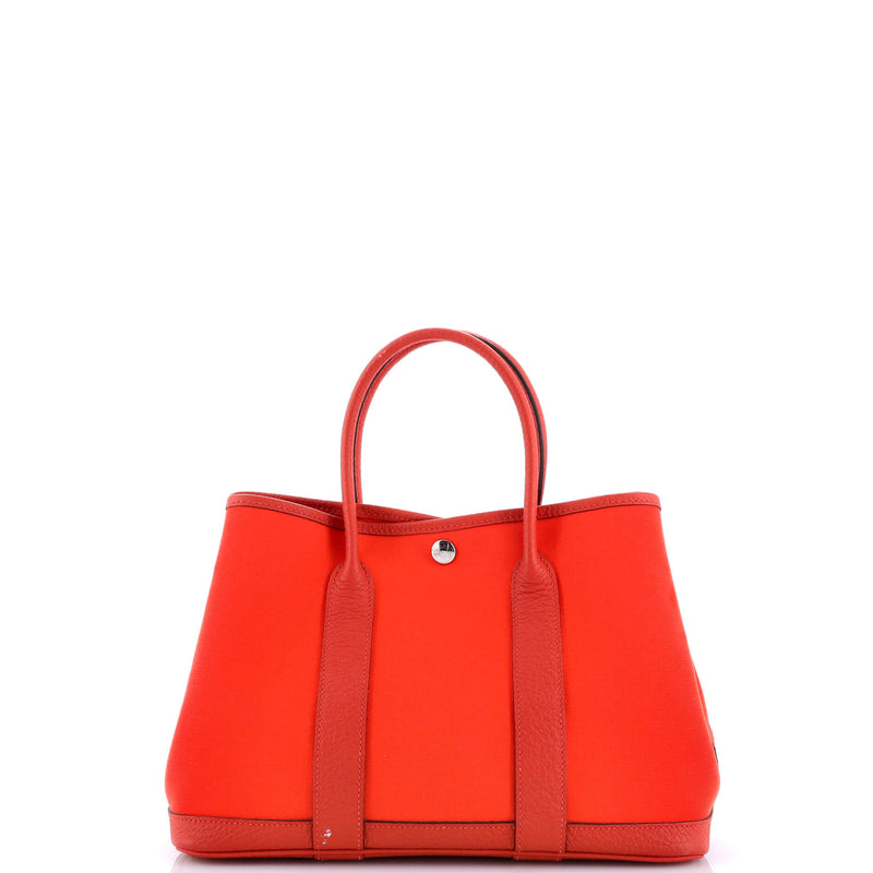 Hermes Garden Party Tote Toile And