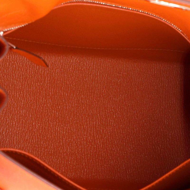 Hermes Kelly Handbag Orange H Epsom With