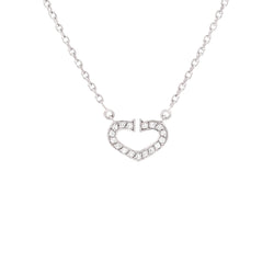 C Heart De Cartier Pendant Necklace 18K