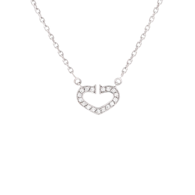 C Heart De Cartier Pendant Necklace 18K