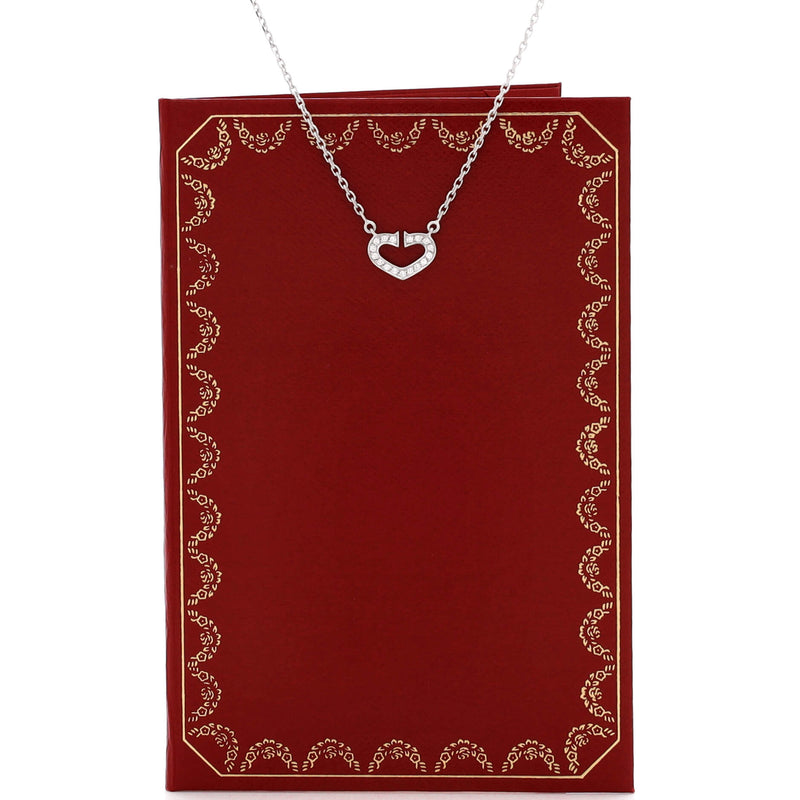 C Heart De Cartier Pendant Necklace 18K