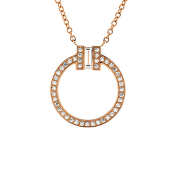 Tiffany & Co. T Circle Pendant Necklace
