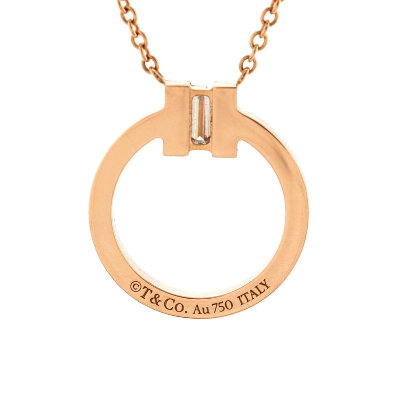 Tiffany & Co. T Circle Pendant Necklace