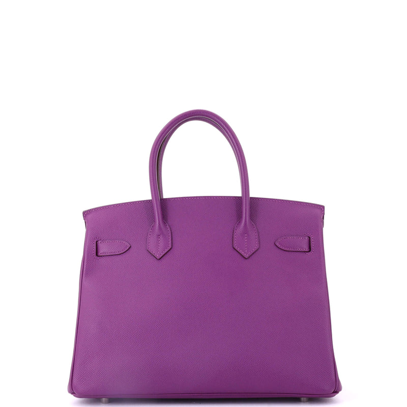 Hermes Birkin Handbag Anemone Epsom With