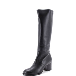 Chanel Women's Cc Cap Toe Knee High