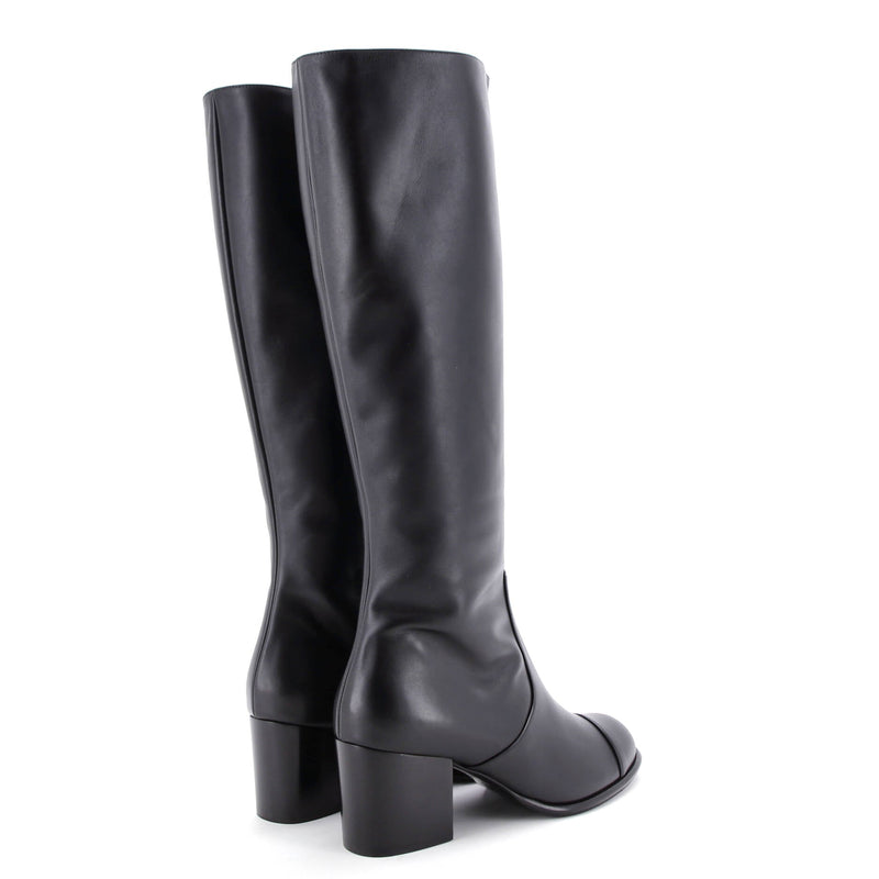Chanel Women's Cc Cap Toe Knee High