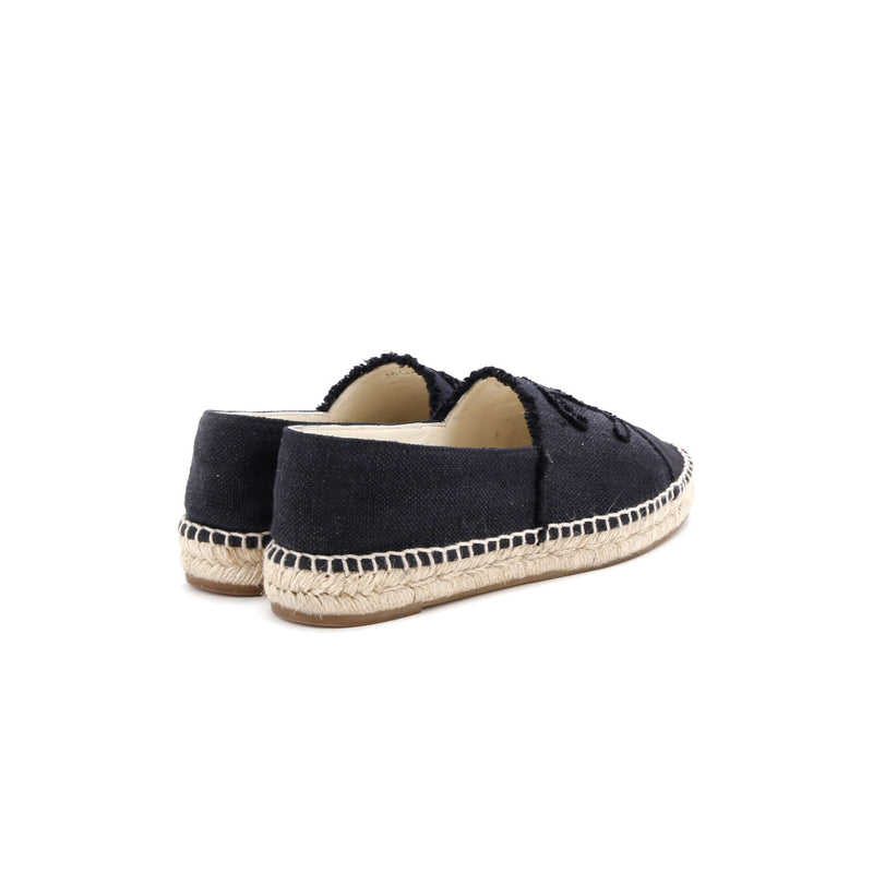 Chanel Women's Cc Cap Toe Espadrilles