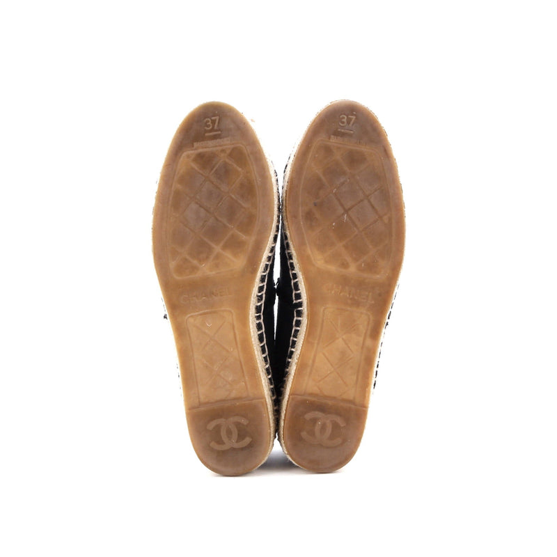 Chanel Women's Cc Cap Toe Espadrilles
