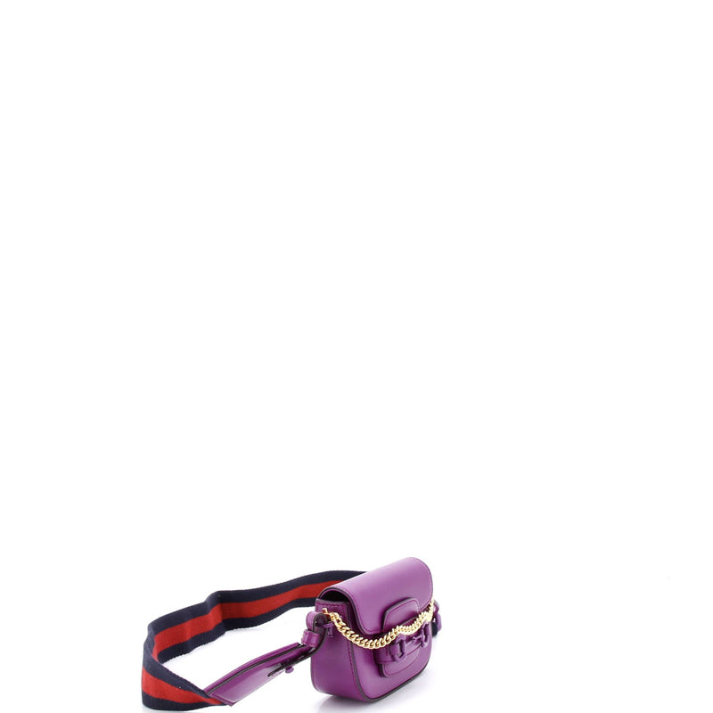 Gucci Horsebit Shoulder Bag Leather