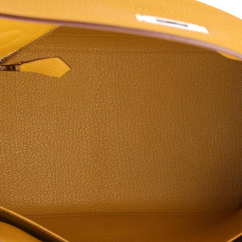 Hermes Kelly Handbag Jaune Ambre Togo