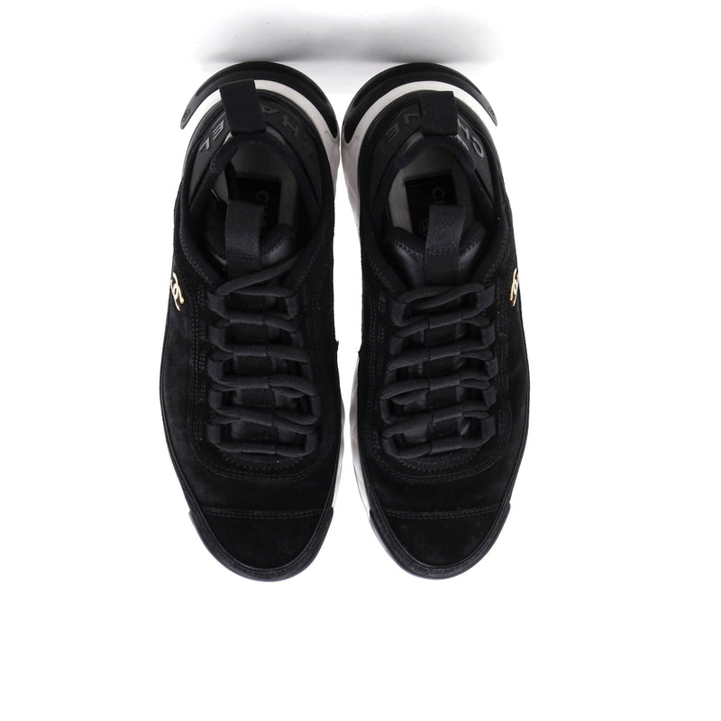 Chanel Women's Cc Cap Toe Logo Sneakers