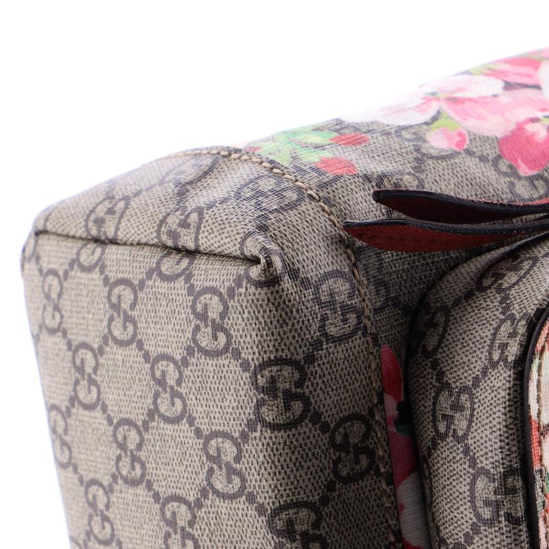 Gucci Buckle Backpack Blooms Print Gg