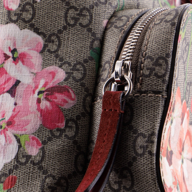 Gucci Buckle Backpack Blooms Print Gg