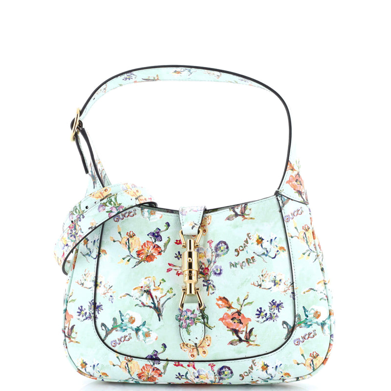 Gucci Jackie Hobo Printed Leather Small