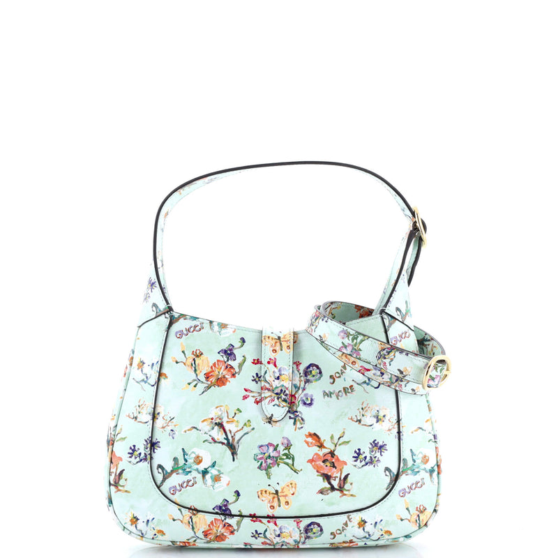 Gucci Jackie Hobo Printed Leather Small