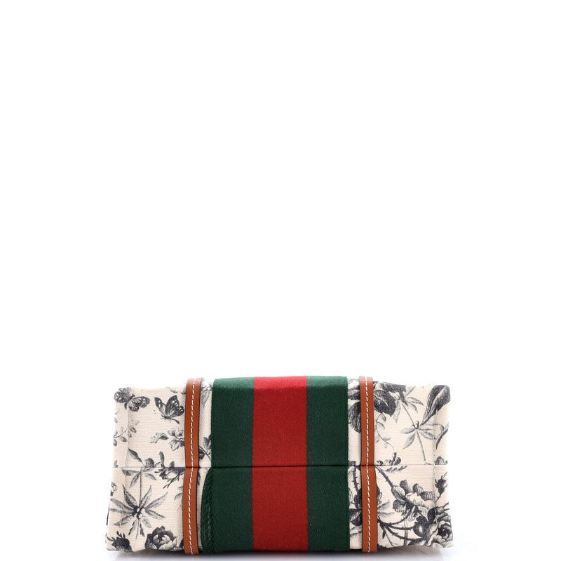 Gucci Interlocking G Web Tote Printed