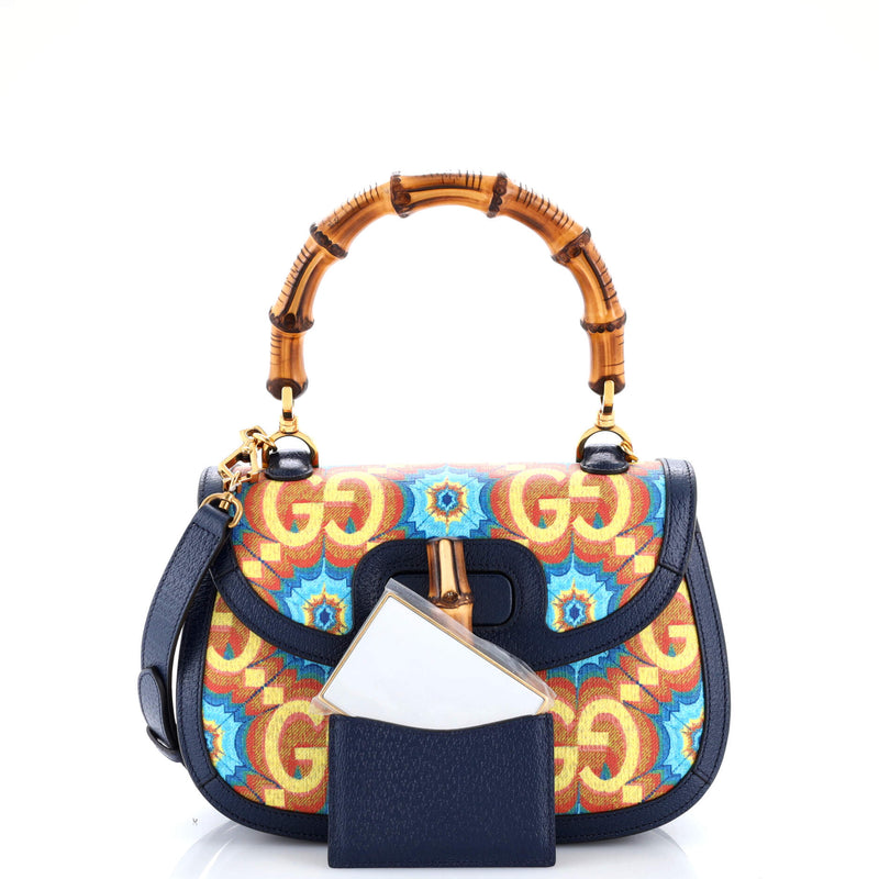 Gucci Bamboo Top Handle Bag Kaleidoscope
