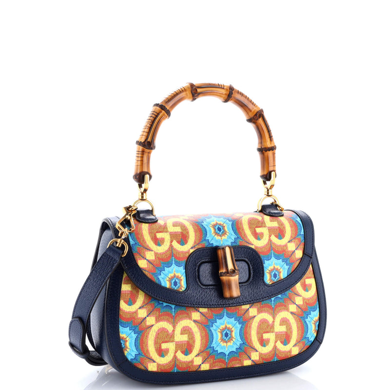 Gucci Bamboo Top Handle Bag Kaleidoscope