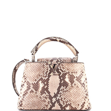 Louis Vuitton Capucines Bag Python Bb