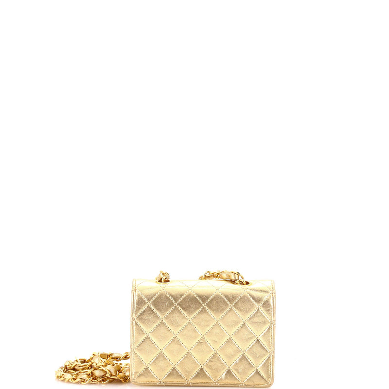 Chanel Vintage Cc Chain Flap Bag Quilted
