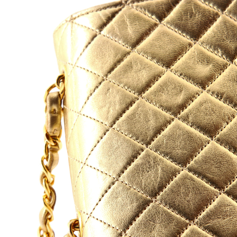 Chanel Vintage Cc Chain Flap Bag Quilted