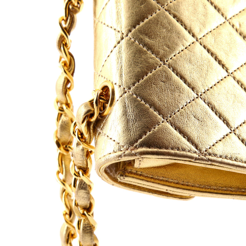 Chanel Vintage Cc Chain Flap Bag Quilted