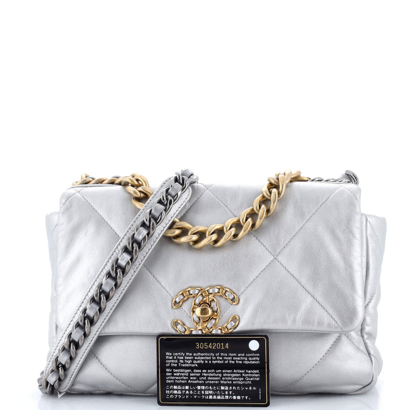 Chanel 19 Flap Bag Quilted Leather