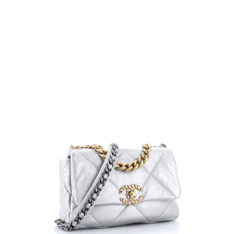 Chanel 19 Flap Bag Quilted Leather