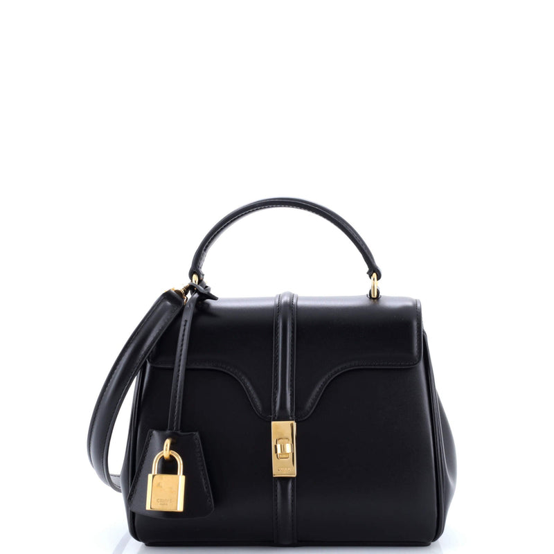 Celine 16 Top Handle Bag Smooth Calfskin