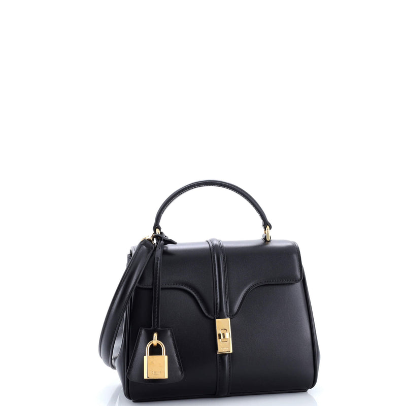 Celine 16 Top Handle Bag Smooth Calfskin