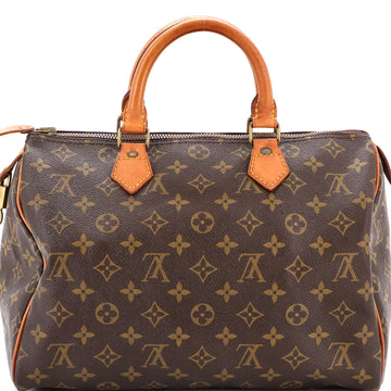 Louis Vuitton Speedy Handbag Canvas 35
