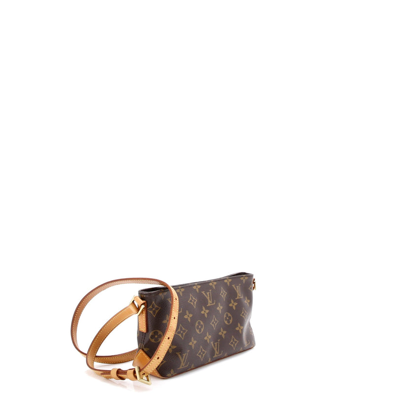Louis Vuitton Trotteur Handbag Canvas