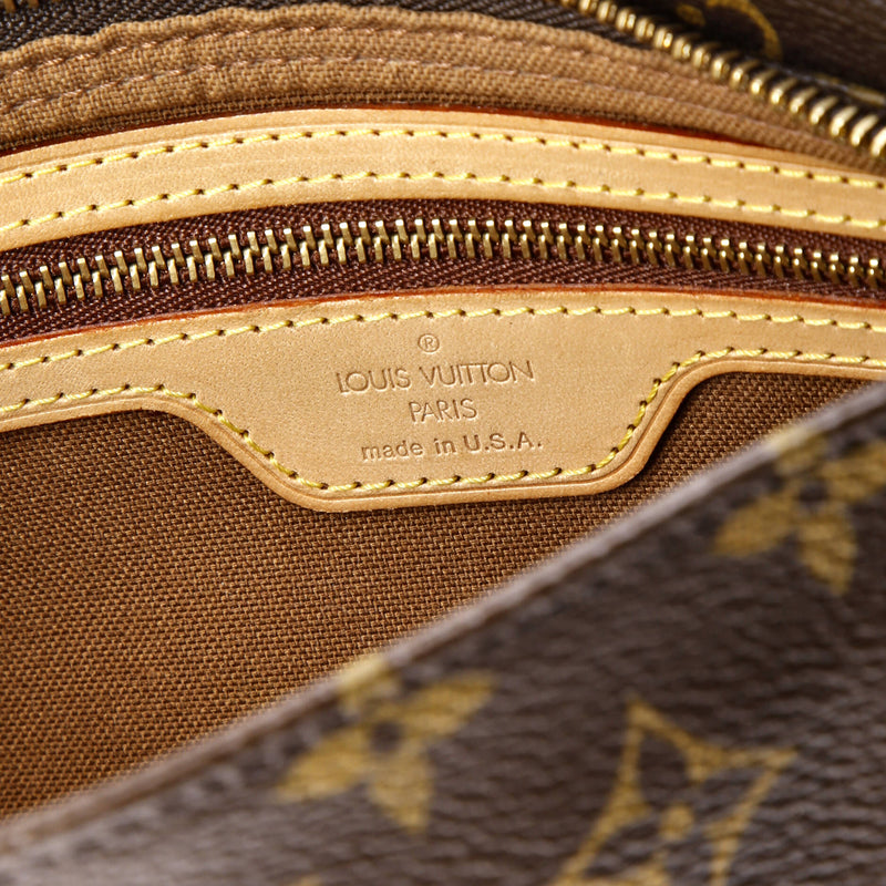 Louis Vuitton Trotteur Handbag Canvas