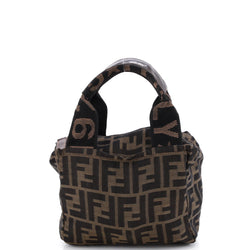 Fendi Vintage Cosmetic Tote Zucca Canvas