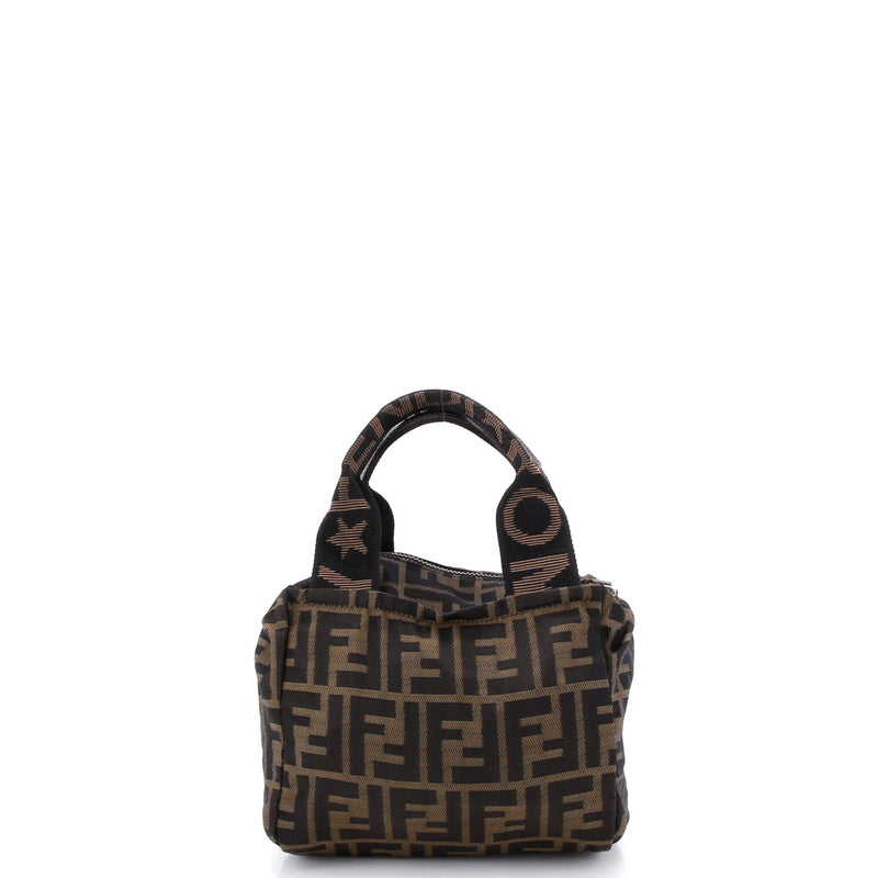 Fendi Vintage Cosmetic Tote Zucca Canvas